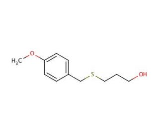 3-Hydroxypropyl p-Methoxybenzyl Thioether (CAS 202665-68-7) - chemical structure image