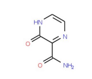 3-Hydroxypyrazine-2-carboxamide (CAS 55321-99-8) - chemical structure image