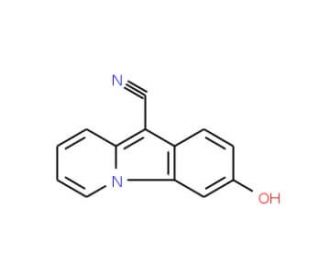 3-Hydroxypyrido[1,2-a]indole-10-carbonitrile - chemical structure image