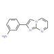 3-{imidazo[1,2-a]pyrimidin-2-yl}aniline - chemical structure image