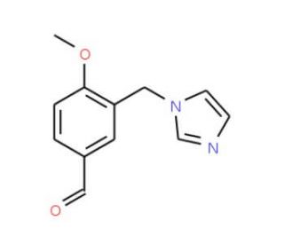 3-Imidazol-1-ylmethyl-4-methoxy-benzaldehyde - chemical structure image