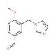 3-Imidazol-1-ylmethyl-4-methoxy-benzaldehyde - chemical structure image