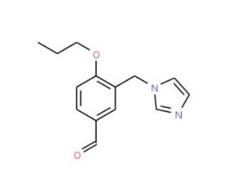 3-Imidazol-1-ylmethyl-4-propoxy-benzaldehyde - chemical structure image