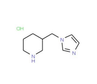 3-Imidazol-1-ylmethyl-piperidinehydrochloride - chemical structure image
