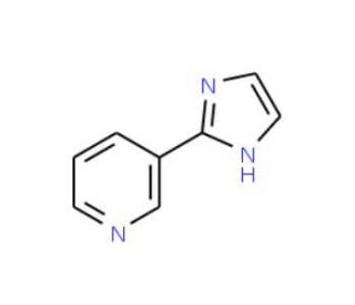 3-(Imidazol-2-yl)-pyridine (CAS 13570-00-8) - chemical structure image