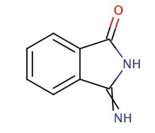 3-Iminoisoindolinone (CAS 14352-51-3) - chemical structure image