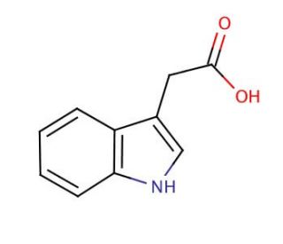 3-Indoleacetic acid (CAS 87-51-4) - chemical structure image