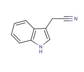 3-Indoleacetonitrile (CAS 771-51-7) - chemical structure image