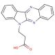 3-Indolo[2,3-b]quinoxalin-6-yl-propionic acid - chemical structure image