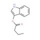 3-Indoxyl butyrate (CAS 4346-15-0) - chemical structure image