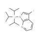 3-Iodo-1-triisopropylsilanyl-1H-pyrrolo-[2,3-b]pyridine (CAS 913983-25-2) - chemical structure image