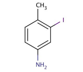3-Iodo-4-methylaniline (CAS 35944-64-0) - chemical structure image