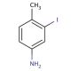 3-Iodo-4-methylaniline (CAS 35944-64-0) - chemical structure image