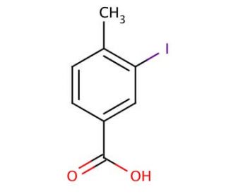 3-Iodo-4-methylbenzoic acid (CAS 82998-57-0) - chemical structure image