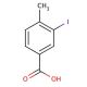 3-Iodo-4-methylbenzoic acid (CAS 82998-57-0) - chemical structure image