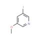 3-Iodo-5-methoxy-pyridine (CAS 873302-36-4) - chemical structure image