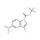 3-Iodo-5-nitroindole, N-BOC protected (CAS 914349-32-9) - chemical structure image