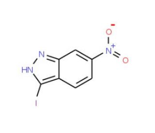 3-Iodo-6-nitro (1H)indazole (CAS 70315-70-7) - chemical structure image