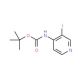 (3-Iodo-pyridin-4-yl)-carbamic acid tert-butyl ester (CAS 211029-67-3) - chemical structure image