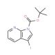3-Iodo-pyrrolo[2,3-b]pyridine-1-carboxylic acidtert-butyl ester (CAS 192189-18-7) - chemical structure image
