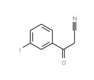 3-Iodobenzoylacetonitrile (CAS 247206-80-0) - chemical structure image
