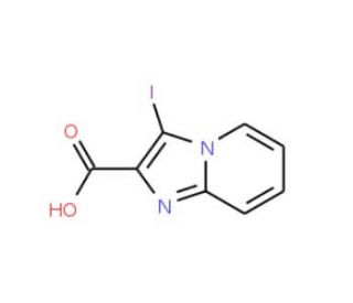3-Iodoimidazo[1,2-a]pyridine-2-carboxylic acid - chemical structure image