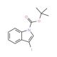 3-Iodoindole-1-carboxylic acid tert-butyl ester (CAS 192189-07-4) - chemical structure image