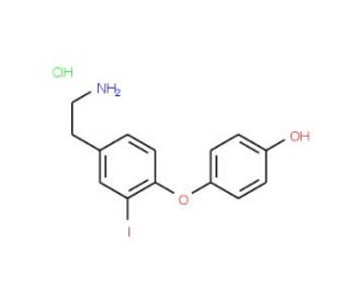3-Iodothyronamine Hydrochloride (CAS 788824-64-6) - chemical structure image