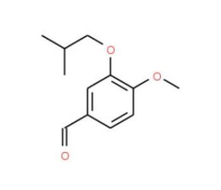 3-isobutoxy-4-methoxybenzaldehyde (CAS 57724-26-2) - chemical structure image
