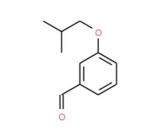 3-isobutoxybenzaldehyde (CAS 67698-69-5) - chemical structure image