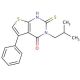 3-isobutyl-2-mercapto-5-phenylthieno[2,3-d]pyrimidin-4(3H)-one - chemical structure image