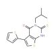 3-isobutyl-2-mercapto-5-thien-2-ylthieno[2,3-d]pyrimidin-4(3H)-one - chemical structure image