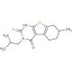 3-isobutyl-2-mercapto-7-methyl-5,6,7,8-tetrahydro[1]benzothieno[2,3-d]pyrimidin-4(3H)-one - chemical structure image