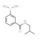 3-(Isobutylaminocarbonyl)phenylboronic acid (CAS 723282-09-5) - chemical structure image