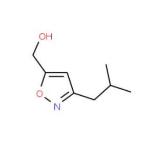 (3-Isobutylisoxazol-5-yl)methanol (CAS 71502-42-6) - chemical structure image