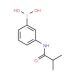 3-(Isobutyramido)benzeneboronic acid (CAS 874459-76-4) - chemical structure image