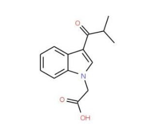 (3-Isobutyryl-indol-1-yl)-acetic acid - chemical structure image