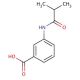 3-(isobutyrylamino)benzoic acid (CAS 28533-44-0) - chemical structure image