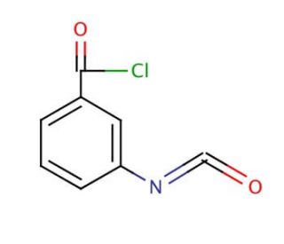 3-Isocyanatobenzoyl chloride (CAS 5180-79-0) - chemical structure image