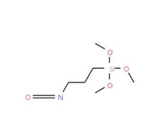 3-Isocyanatopropyltrimethoxysilane (CAS 15396-00-6) - chemical structure image