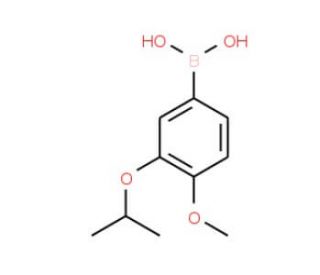 3-Isopropoxy-4-methoxyphenylboronic acid (CAS 516465-82-0) - chemical structure image