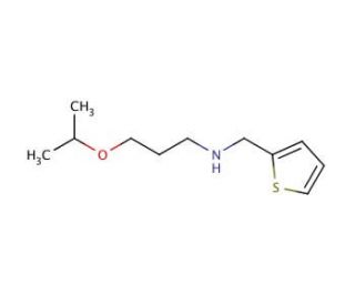 (3-Isopropoxy-propyl)-thiophen-2-ylmethyl-amine - chemical structure image