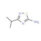 3-Isopropyl-1,2,4-thiadiazol-5-amine (CAS 32039-21-7) - chemical structure image