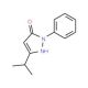 3-Isopropyl-1-phenyl-1H-pyrazol-5-ol - chemical structure image