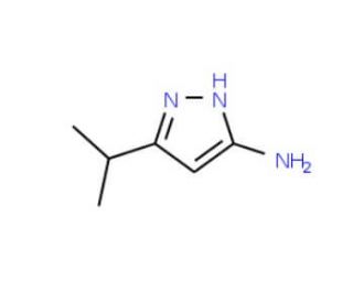 3-Isopropyl-1H-pyrazol-5-amine (CAS 56367-24-9) - chemical structure image