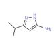 3-Isopropyl-1H-pyrazol-5-amine (CAS 56367-24-9) - chemical structure image