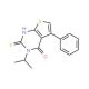 3-isopropyl-2-mercapto-5-phenylthieno[2,3-d]pyrimidin-4(3H)-one - chemical structure image