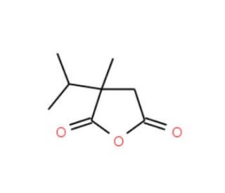 3-isopropyl-3-methyldihydrofuran-2,5-dione - chemical structure image