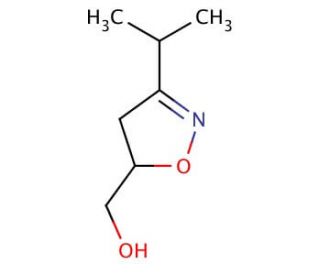 (3-Isopropyl-4,5-dihydroisoxazol-5-yl)methanol (CAS 1142210-97-6) - chemical structure image