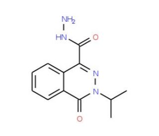 3-Isopropyl-4-oxo-3,4-dihydro-phthalazine-1-carboxylic acid hydrazide - chemical structure image